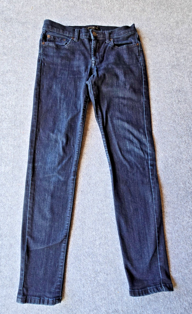 Banana Republic Women's Jeans Skinny Fit Low-Rise Dark Wash Size 27/4 (29"x28")